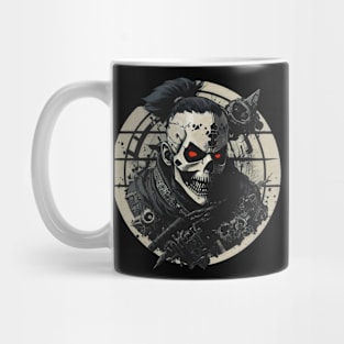 Vintage Skeleton Samurai - Ronin Mug